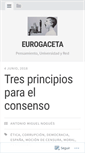 Mobile Screenshot of eurogaceta.es
